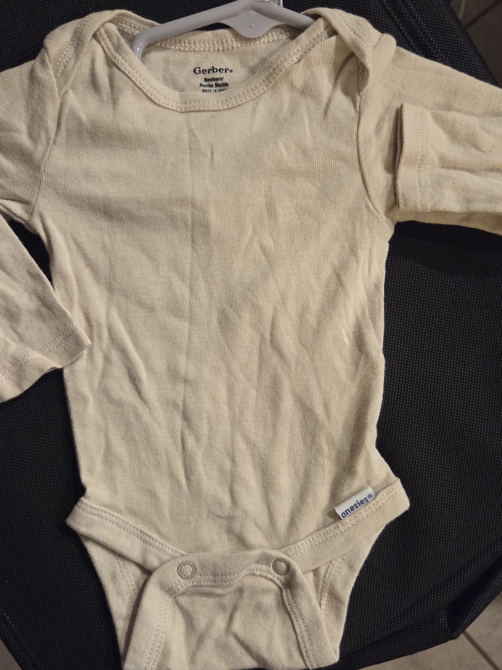 Gerber Long Sleeve Onesies Bodysuit Baby Newborn